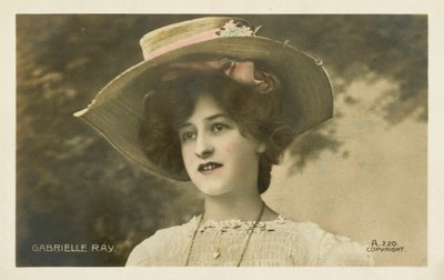 Gabrielle Ray, actrice de théâtre anglaise - English Photographer