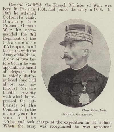 Général Galliffet - English Photographer