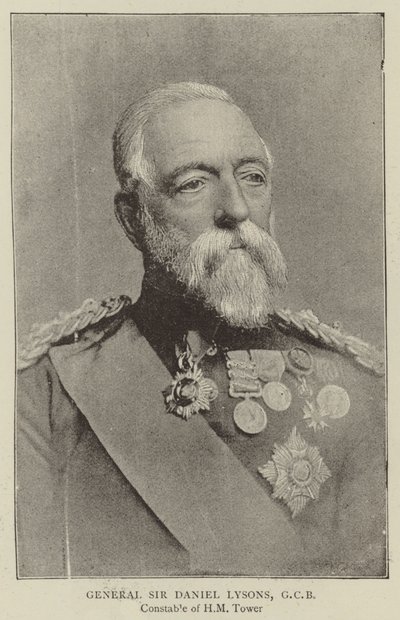 Général Sir Daniel Lysons, GCB - English Photographer