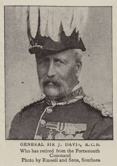 Général Sir J Davis, KCB - English Photographer