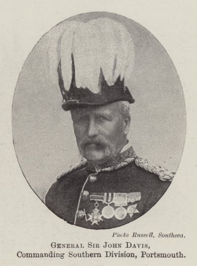 Général Sir John Davis, commandant la division sud, Portsmouth - English Photographer