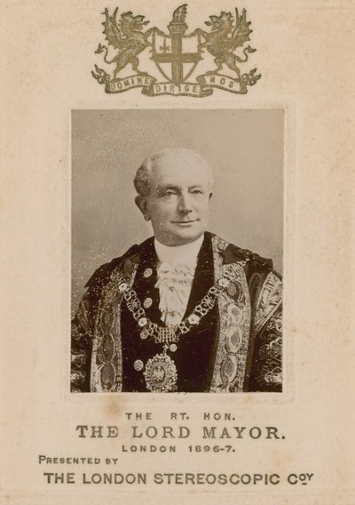George Faudel-Phillips, le très honorable Lord Maire de Londres - English Photographer