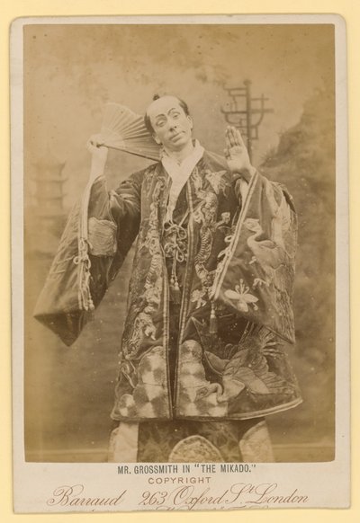 George Grossmith en Ko-Ko dans Le Mikado - English Photographer