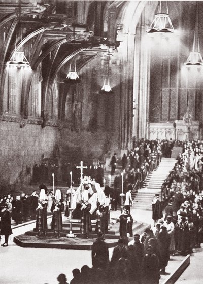 George V en chapelle ardente à Westminster Hall, 1936 - English Photographer