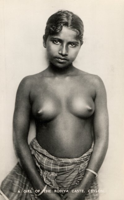 Fille de la caste Rodiya au Sri Lanka - English Photographer