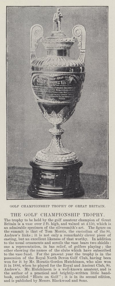 Trophée du championnat de golf de Grande-Bretagne - English Photographer