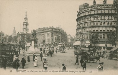 Grand Hotel et Trafalgar Square, Londres - English Photographer