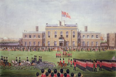 Grande parade de la Honorable Artillery Company, gravée par H. Billingsley d