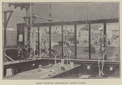 Musée Grant, école du château de Merchiston (gravure) - English Photographer