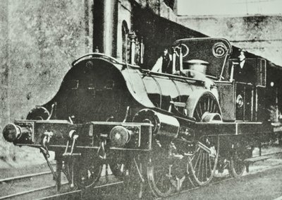 Great Eastern Railway (section London & Blackwall) locomotive à réservoir à conducteur unique, 1860 - English Photographer