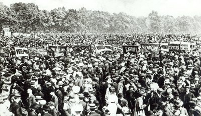 Grande manifestation pour le droit de vote des femmes à Hyde Park, 21 juin 1908 - English Photographer