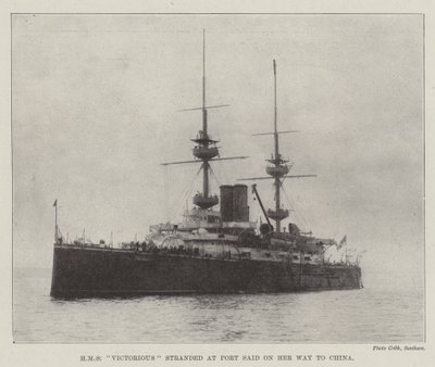 HMS Victorious échoué à Port-Saïd en route vers la Chine - English Photographer