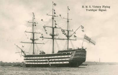 HMS Victory, signal de Trafalgar - English Photographer