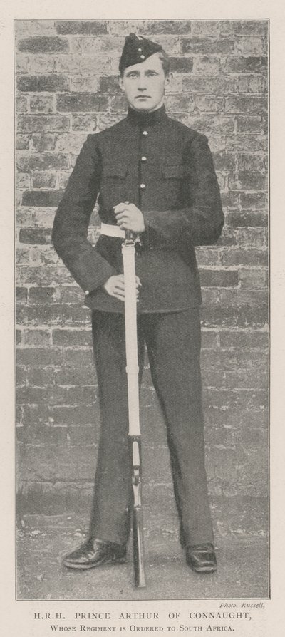 SAR le prince Arthur de Connaught, dont le régiment est envoyé en Afrique du Sud - English Photographer