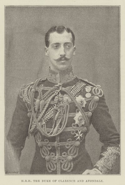 SAR le duc de Clarence et Avondale - English Photographer