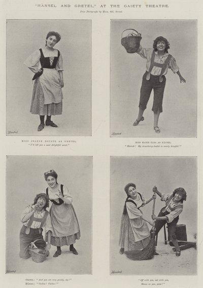 Hansel et Gretel, au Théâtre Gaiety - English Photographer
