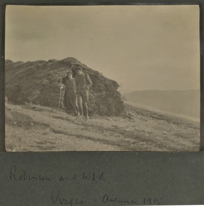 Harold Roper Robinson et William Lawrence Bragg, Vosges, automne 1915 - English Photographer
