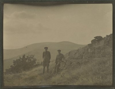 Harold Roper Robinson et William Lawrence Bragg, Vosges, automne 1915 - English Photographer