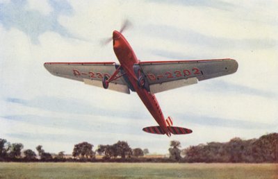 Avion Heinkel avec fentes et volets - English Photographer
