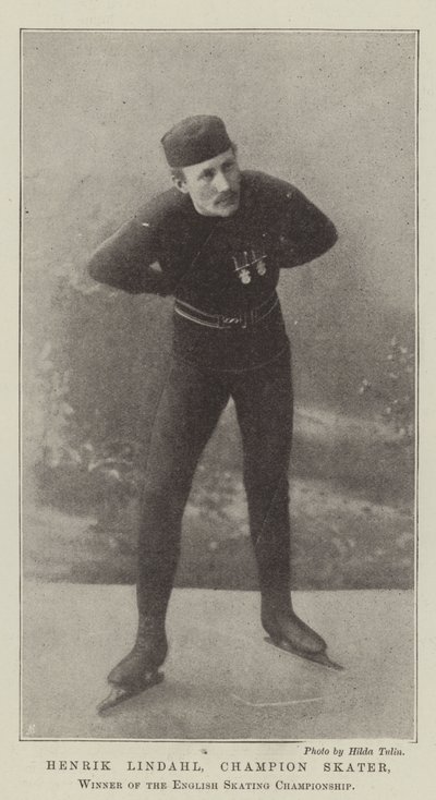 Henrik Lindahl, champion de patinage, vainqueur du championnat anglais de patinage - English Photographer