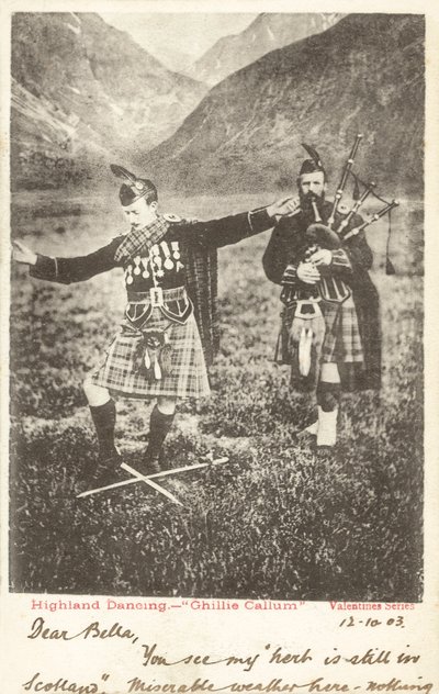 Danse des Highlands - "Ghillie Callum" (photo n/b) - English Photographer