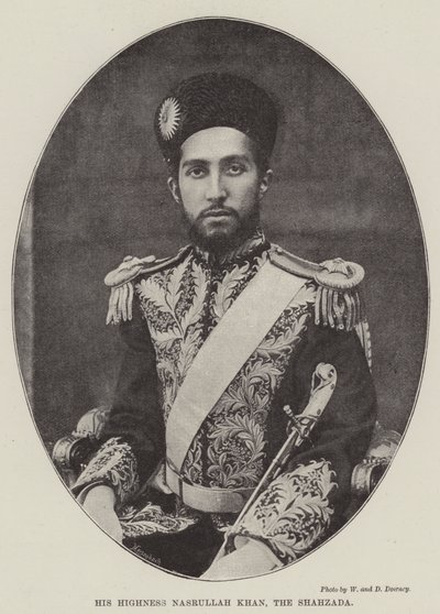 Son Altesse Nasrullah Khan, le Shahzada - English Photographer