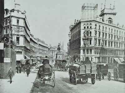 Holborn Circus, City de Londres, 1890 - English Photographer