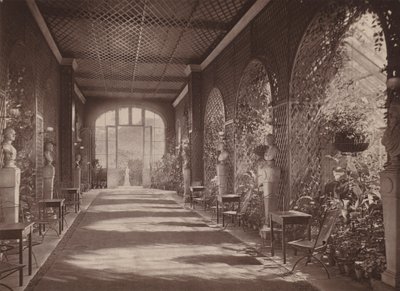 Holland House, Londres : Conservatoire menant de la salle de bal - English Photographer
