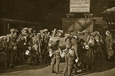 Retour à la maison, avec leur grande tâche grandement accomplie, 1918-19 - English Photographer