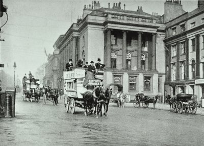 Omnibus à chevaux à Waterloo Place, 1895 - English Photographer