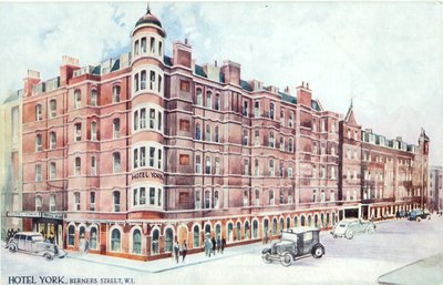 Hôtel York, Berners Street, W1 - English Photographer