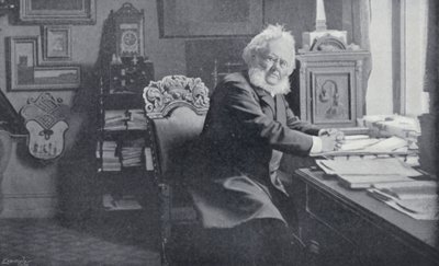 Ibsen dans son étude (photo n/b) - English Photographer