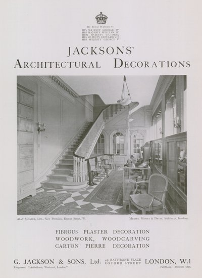 Décorations architecturales de Jacksons - English Photographer