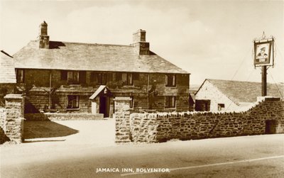 Jamaica Inn, Bolventor, Cornouailles, célèbre pour être associé à la contrebande cornouaillaise et célébré dans le livre du même nom par Daphne Du Maurier - English Photographer