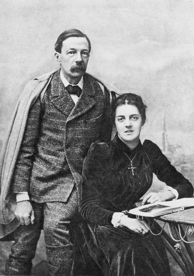 John Addington Symonds et sa fille, 1891 - English Photographer