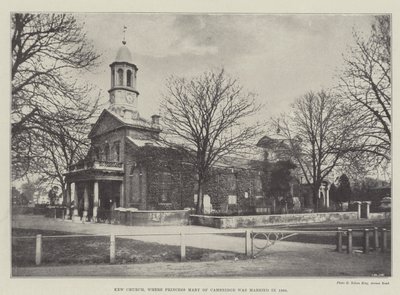 Église de Kew, où la princesse Mary de Cambridge s