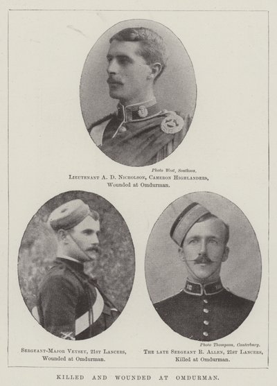 Morts et blessés à Omdurman - English Photographer