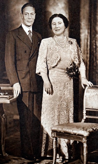 Le roi George VI et Elizabeth, la reine mère - English Photographer