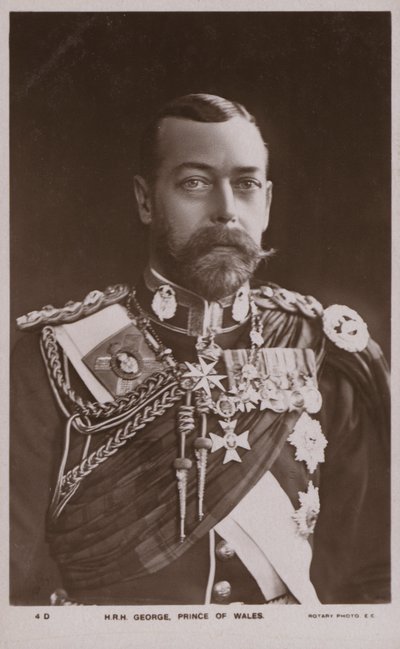Roi George V, Prince de Galles - English Photographer