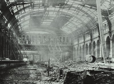 Gare de Kings Cross : travaux de construction en cours, 1862 - English Photographer