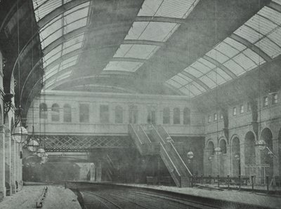 Gare de Kings Cross : vue des quais, 1862 - English Photographer