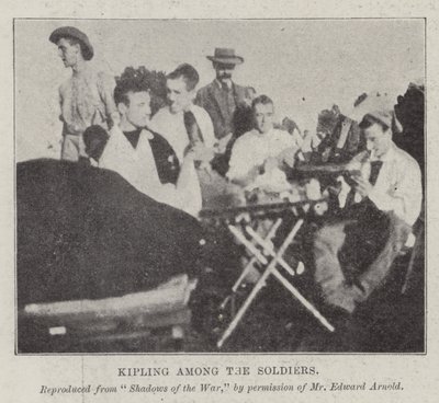 Kipling parmi les soldats - English Photographer