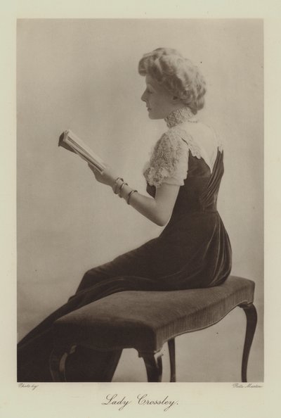 Lady Crossley (photo n/b) - English Photographer