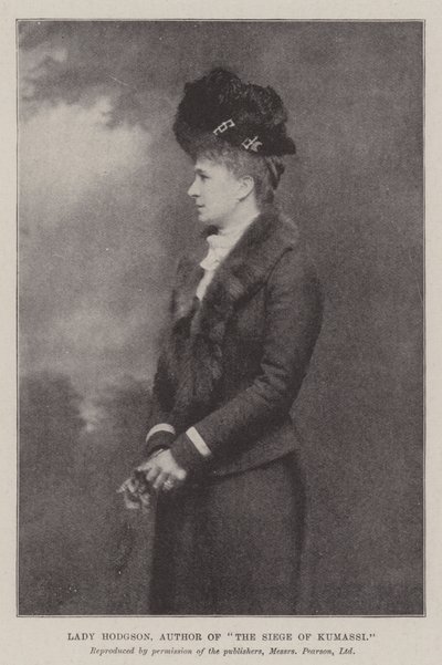 Lady Hodgson, Auteur de Le Siège de Kumassi - English Photographer