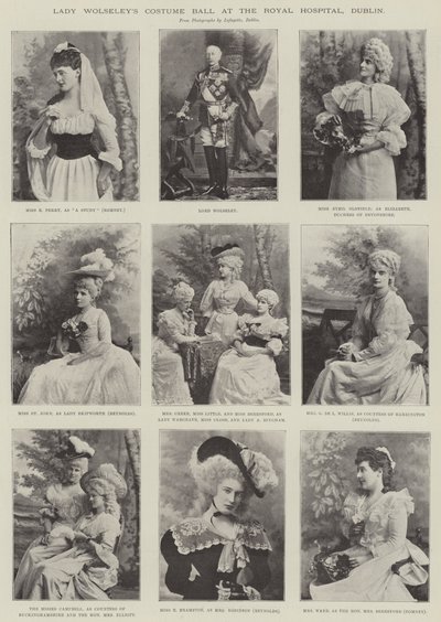 Bal costumé de Lady Wolseley à l