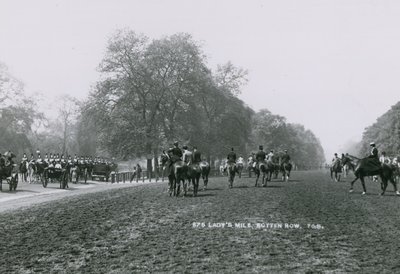 Ladys Mile, Rotten Row, Hyde Park, Londres - English Photographer