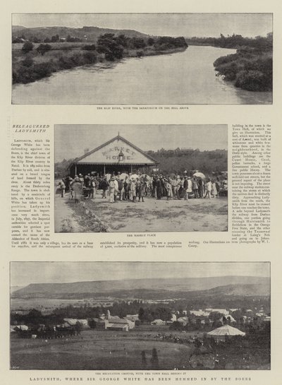 Ladysmith, où Sir George White est encerclé par les Boers - English Photographer