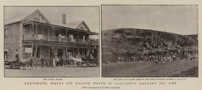 Ladysmith, où Sir George White tient vaillamment sa position - English Photographer