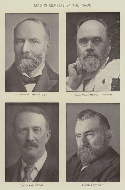 Membres éminents du commerce des épiciers (photo n/b) - English Photographer