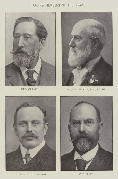 Membres éminents du commerce des épiciers (photo n/b) - English Photographer